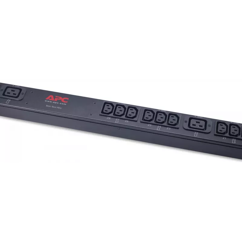 APC Rack PDU, Basic, Zero U, 11 kW, 230V, (36) C13 & (6) C19 maitinimo skirstytuvas (PDU) 42 kintamosios srovės lizdai 0U juodas