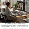 ALOGIC stalinis monitorius - Clarity Pro - 27 colių - 3840x2160 (4K UHD) su 65W PD ir internetine kamera