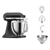 Virtuvinis kombainas KITCHENAID ARTISAN 5KSM185PS — 4,8 L nerūdijančio plieno dubuo, 300 W, 10 greičių, juodas
