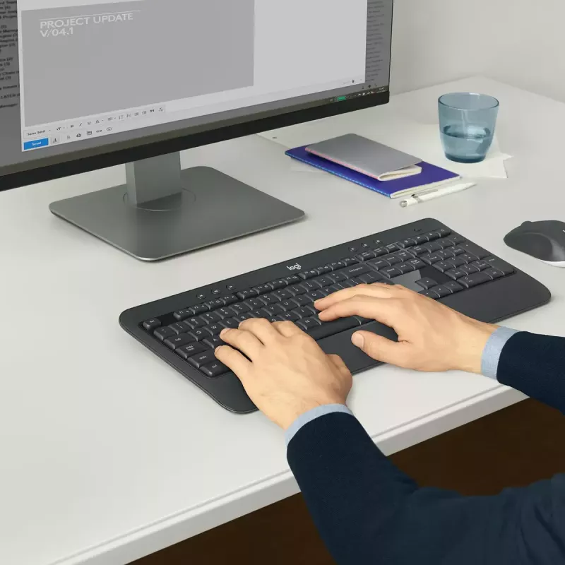 LOGITECH Mk540 Advanced belaidžių klaviatūros ir pelės rinkinys - Azerty Belgian