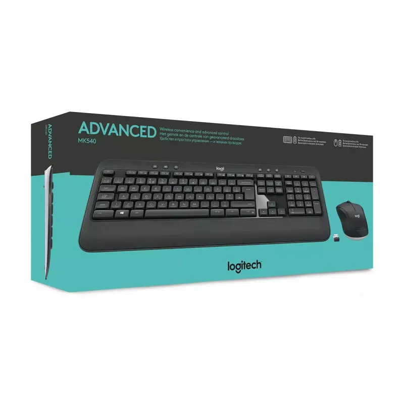 LOGITECH Mk540 Advanced belaidžių klaviatūros ir pelės rinkinys - Azerty Belgian