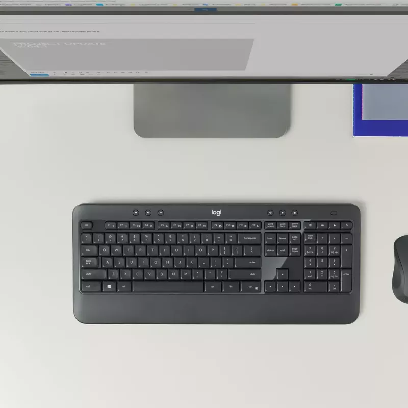 LOGITECH Mk540 Advanced belaidžių klaviatūros ir pelės rinkinys - Azerty Belgian