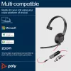 HP Poly Blackwire 5210 Monofoninė USB-C ausinė + 3,5 mm kištukas + USB-C/A adapteris (urmu)