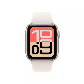 APPLE Watch SE 3 GPS + Cellular 40mm Starlight Aluminium Case su Starlight Sport Band S/M