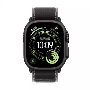 APPLE Watch Ultra 3 (2025) Lte 49mm Titanium Case With Trail Loop S/M - Juoda/tamsiai pilka