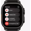 APPLE Watch Ultra 3 (2025) Lte 49mm Titanium Case With Trail Loop S/M - Juoda/tamsiai pilka