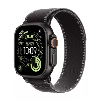 APPLE Watch Ultra 3 (2025) Lte 49mm Titanium Case With Trail Loop S/M - Juoda/tamsiai pilka