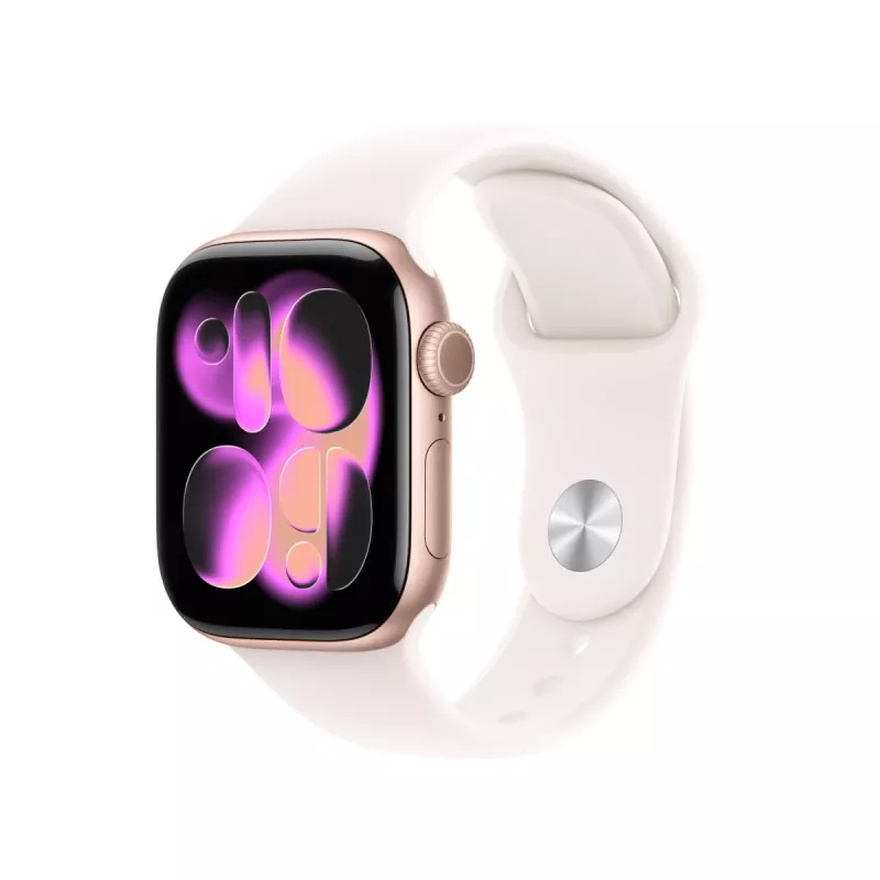 APPLE Watch S11 (2025) Gps 42mm Rose Gold Aluminium Case With Sport Band S/m - Light Pink