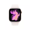 APPLE Watch Series 11 GPS + Cellular 42mm rožinio aukso aliuminio korpusas su šviesiai rožiniu sportiniu dirželiu S/M
