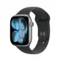 “Apple Watch Series 11 GPS + Cellular 46mm Space Grey Aluminium dėklas su Black Sport Band - M/L”