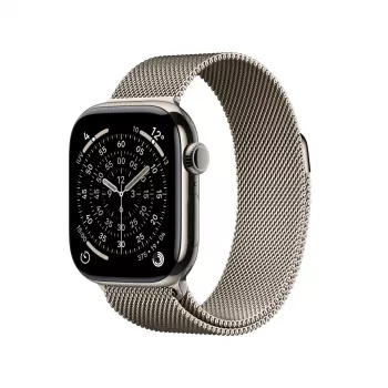 APPLE Watch Series 11 GPS + Cellular 42mm natūralus titano korpusas su natūralia Milano kilpa