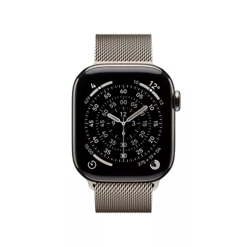 APPLE Watch Series 11 GPS + Cellular 42mm natūralus titano korpusas su natūralia Milano kilpa