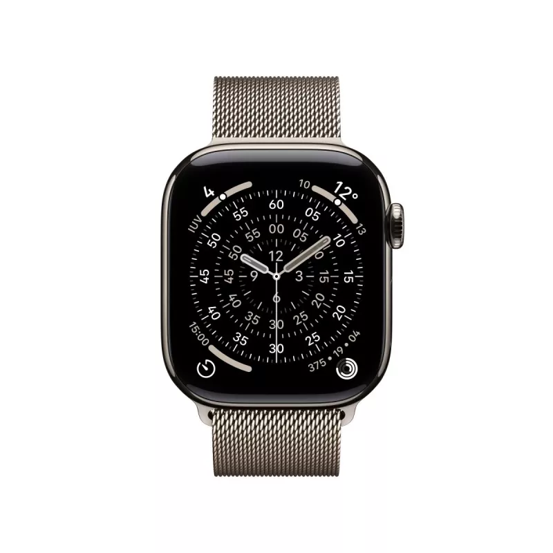 APPLE Watch Series 11 GPS + Cellular 42mm natūralus titano korpusas su natūralia Milano kilpa
