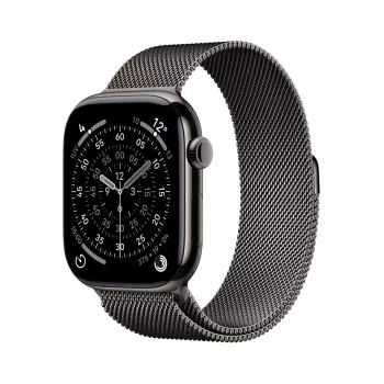 APPLE Watch Series 11 GPS + Cellular 46mm šiferio titano korpusas su šiferio Milano kilpa M/L