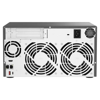 QNAP TVS-h874 NAS bokštinis Intel® Core™ i5 i5-12400 32 GB DDR4 0 TB QuTS hero juodos spalvos