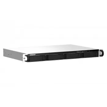 QNAP TS-464eU NAS stelažas (1U) Intel® Celeron® N5095 8 GB DDR4 0 TB QNAP Turbo System Aliuminis, Juoda