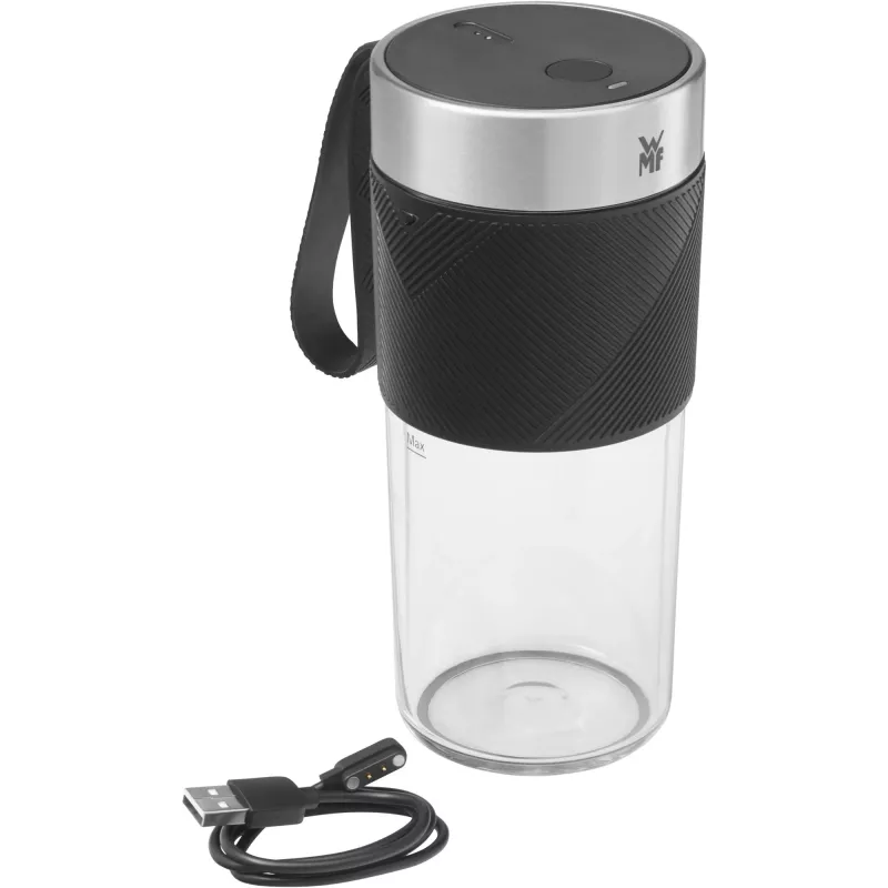 WMF KITCHENminis 0416700011 0,3 L stacionarus maišytuvas 50 W Juoda, Nerūdijantis plienas, Skaidrus