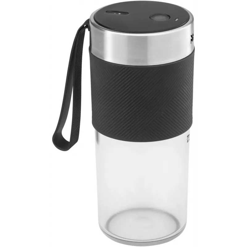 WMF KITCHENminis 0416700011 0,3 L stacionarus maišytuvas 50 W Juoda, Nerūdijantis plienas, Skaidrus