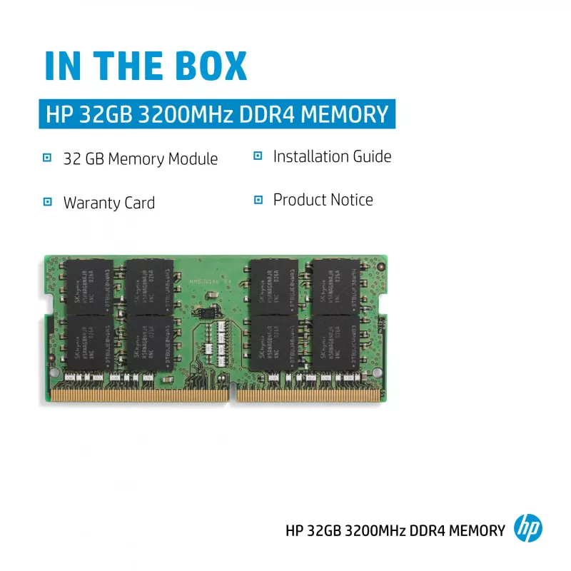 HP 4S967AA#AC3 atminties modulis 32 GB DDR4 260-pin SO-DIMM