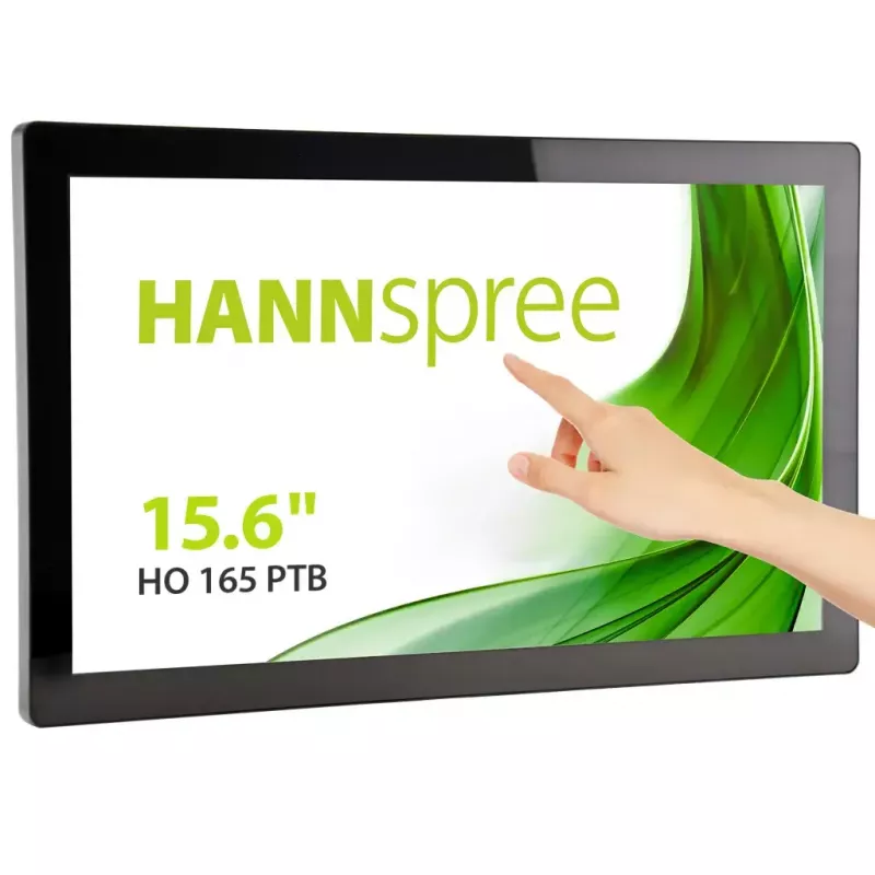 Hannspree Open Frame HO165PTB reklaminis ekranas 39,6 cm (15,6 colio) LED 250 cd/m² Full HD juodas su jutikliniu ekranu 24/7