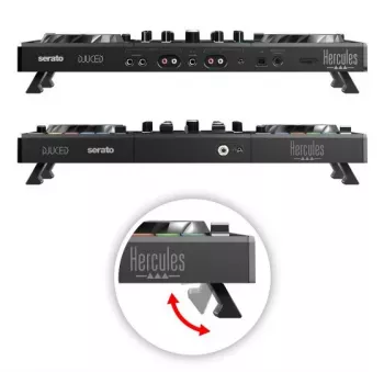 Hercules Inpulse 500 Skaitmeninės vinilo sistemos (DVS) skrečeris Juoda