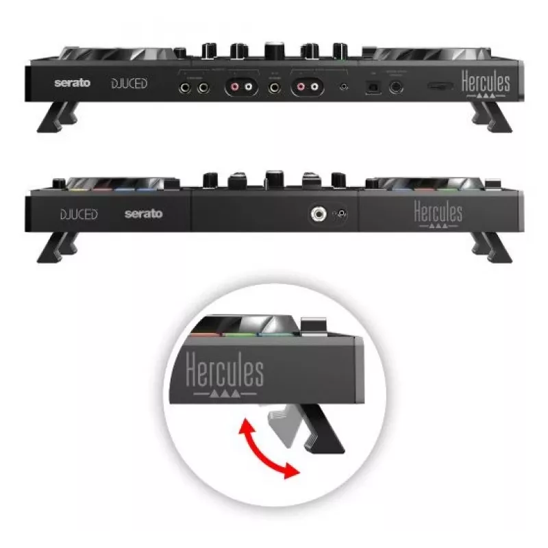 Hercules Inpulse 500 Skaitmeninės vinilo sistemos (DVS) skrečeris Juoda
