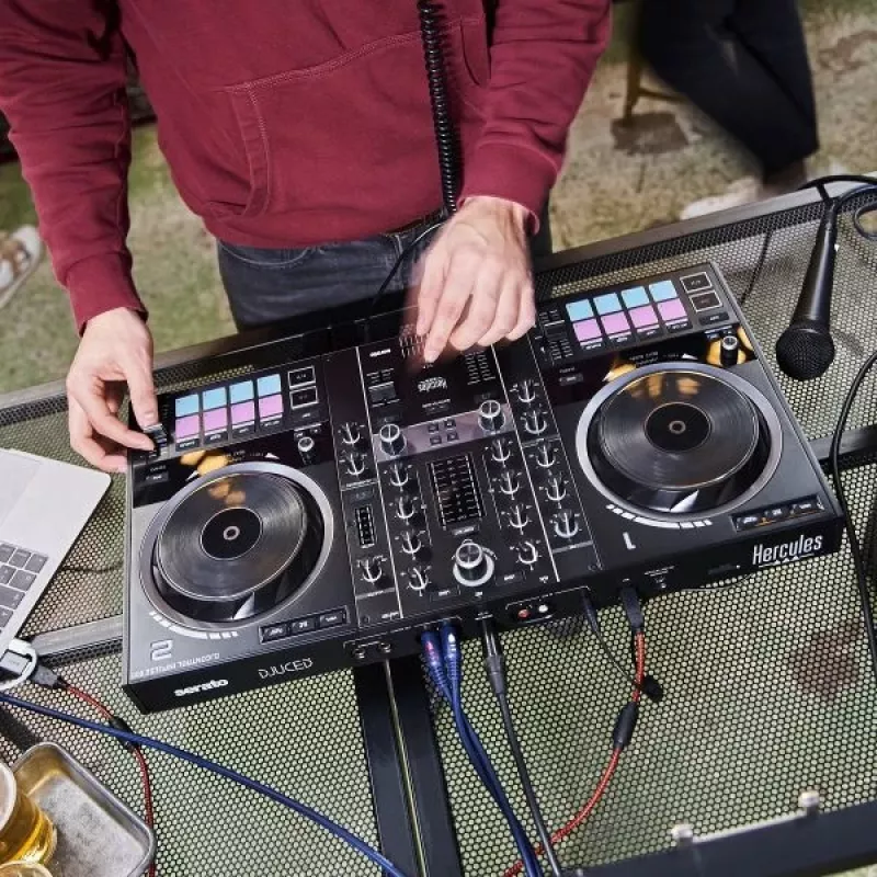 Hercules Inpulse 500 Skaitmeninės vinilo sistemos (DVS) skrečeris Juoda