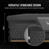 CORSAIR atmintis 32GB (2x16GB) DDR5 DRAM 6400MT/s CL36 atminties rinkinys Vengeance – juoda