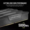 CORSAIR atmintis 32GB (2x16GB) DDR5 DRAM 6400MT/s CL36 atminties rinkinys Vengeance – juoda