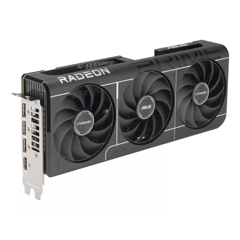 Vaizdo plokštė ASUS Radeon RX 9070 16 GB GDDR6 PCIe 5.0 256 bitų, 3 ventiliatorių aušinimas, PCI Express 5.0