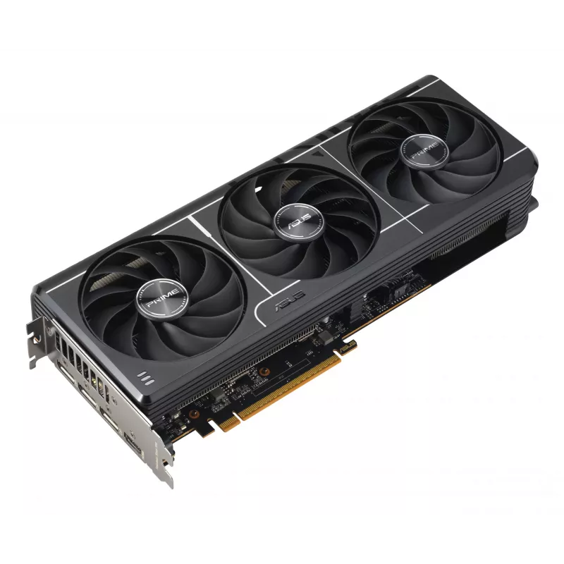 Vaizdo plokštė ASUS Radeon RX 9070 16 GB GDDR6 PCIe 5.0 256 bitų, 3 ventiliatorių aušinimas, PCI Express 5.0