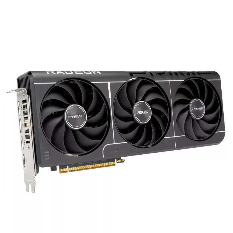 Vaizdo plokštė ASUS Radeon RX 9070 16 GB GDDR6 PCIe 5.0 256 bitų, 3 ventiliatorių aušinimas, PCI Express 5.0