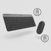 Logitech MK470 belaidė klaviatūra+pelė, grafito spalva, pelė įtraukta, QWERTY US, USB