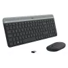 Logitech MK470 belaidė klaviatūra+pelė, grafito spalva, pelė įtraukta, QWERTY US, USB
