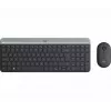Logitech MK470 belaidė klaviatūra+pelė, grafito spalva, pelė įtraukta, QWERTY US, USB