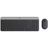 Logitech MK470 belaidė klaviatūra+pelė, grafito spalva, pelė įtraukta, QWERTY US, USB