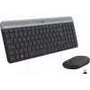 Logitech MK470 belaidė klaviatūra+pelė, grafito spalva, pelė įtraukta, QWERTY US, USB
