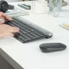 Logitech MK470 belaidė klaviatūra+pelė, grafito spalva, pelė įtraukta, QWERTY US, USB