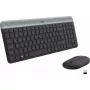 Logitech MK470 belaidė klaviatūra+pelė, grafito spalva, pelė įtraukta, QWERTY US, USB