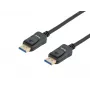 Equip DisplayPort 2.1 laidas, 1,0 m, 16K/60Hz, 40Gbps, 1 m, DisplayPort, DisplayPort, Kištukas, Kištukas, 15360 x 8640 pikselių