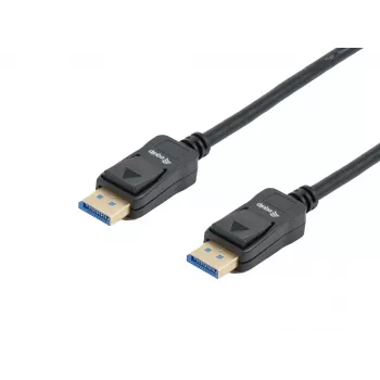 Equip DisplayPort 2.1 laidas, 2,0 m, 16K/60Hz, 40Gbps, 2 m, DisplayPort, DisplayPort, Kištukas, Kištukas, 15360 x 8640 pikseliai