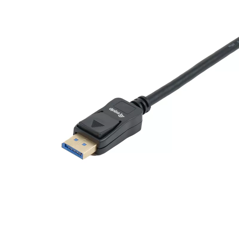 Equip DisplayPort 2.1 laidas, 2,0 m, 16K/60Hz, 40Gbps, 2 m, DisplayPort, DisplayPort, Kištukas, Kištukas, 15360 x 8640 pikseliai