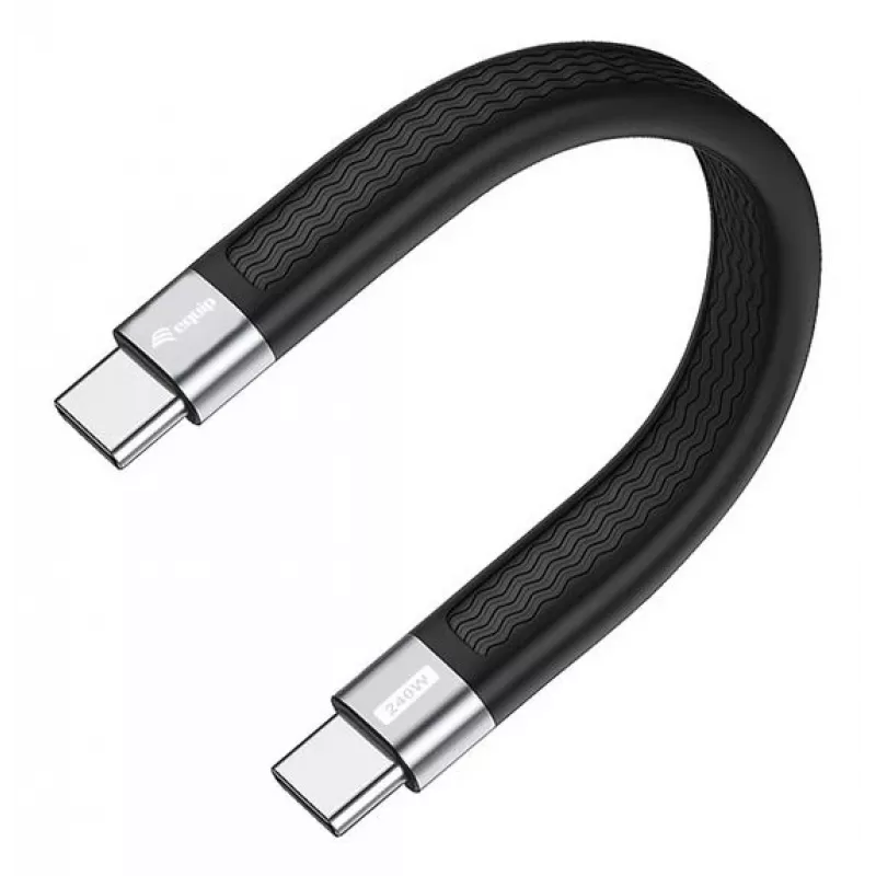 Equip 128410 USB laidas USB4 Gen 3x2 0.13 m USB C Juoda