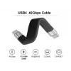Equip 128410 USB laidas USB4 Gen 3x2 0.13 m USB C Juoda