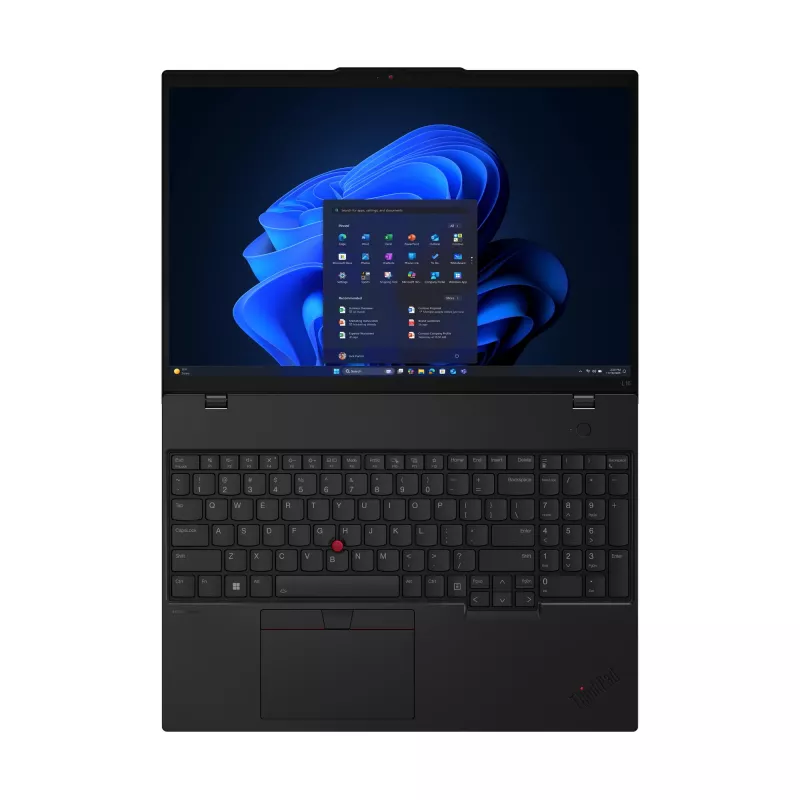 Lenovo ThinkPad L16 Gen 2 (AMD) AMD Ryzen™ 5 PRO PRO 215 Nešiojamasis kompiuteris 40.6 cm (16 colių) WUXGA 32 GB DDR5-SDRAM 512 GB SSD Wi-Fi 7 (802.11be) Windows 11 Pro Vokiška Juoda