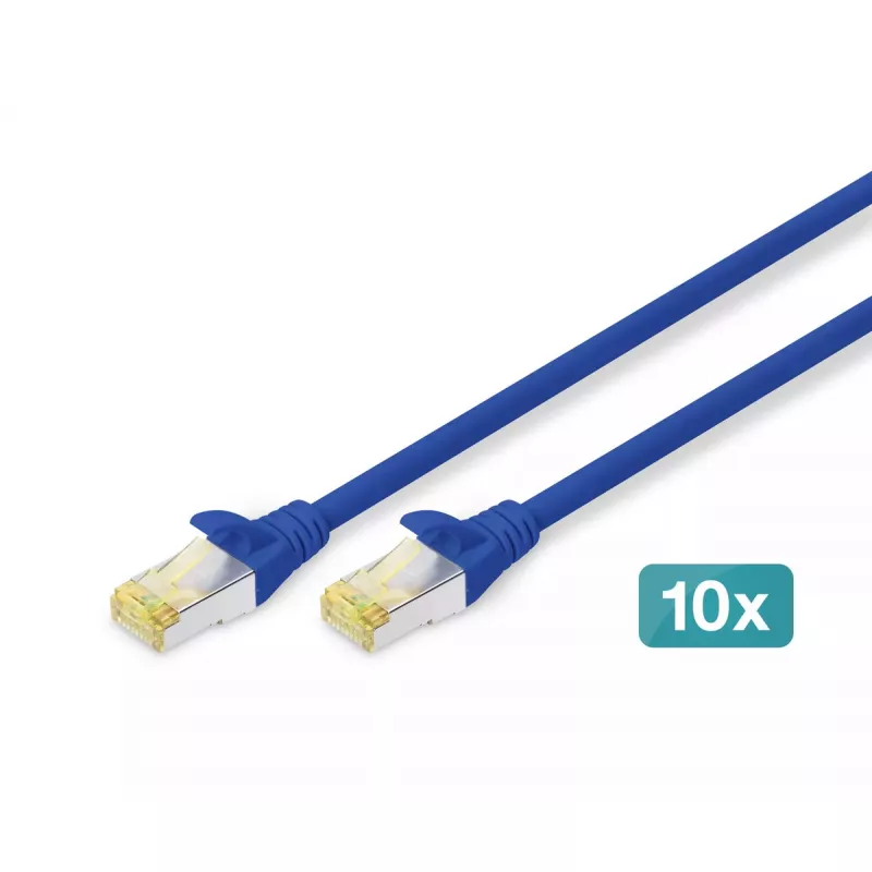 Tinklo kabelis Digitus CAT 6A S/FTP RJ-45 3 m mėlynas