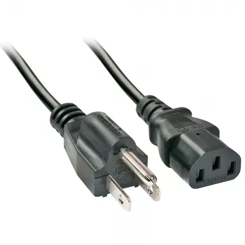Lindy 2m US 3 Pin to C13 maitinimo laidas, 2 m, C13 jungtis