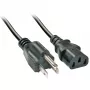 Lindy 2m US 3 Pin to C13 maitinimo laidas, 2 m, C13 jungtis
