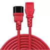 Lindy 1 m IEC ilginimo laidas, raudonas