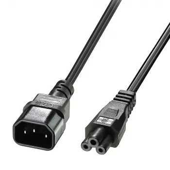 Lindy 3 m C5 į C14 maitinimo laidas, be švino, 3 m, C14 jungtis, C5 jungtis